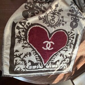 CHANEL cashmere scarf